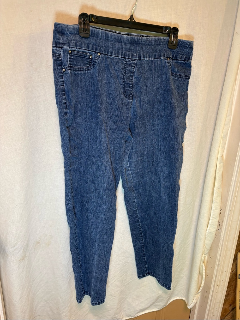 Ruby Rd Pull Up Jeans Jeggings Womens 14p Petite Medium Wash